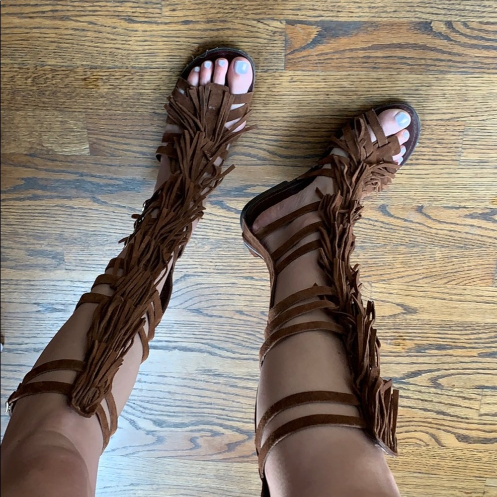 Gladiator tassel sandals